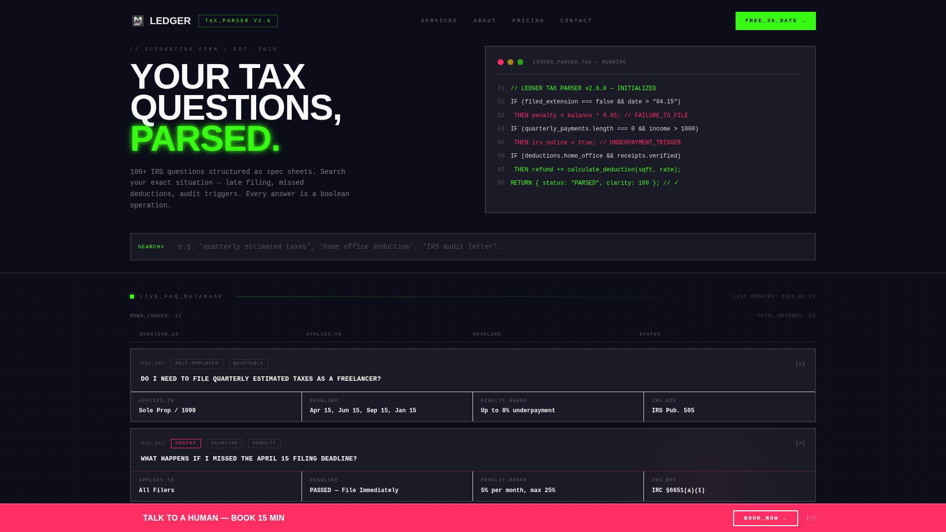 Chronicle — Intelligent Finance Tracking Landing Page Template