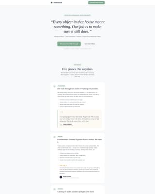Downsized - Trusted Estatesale Landing Page Template