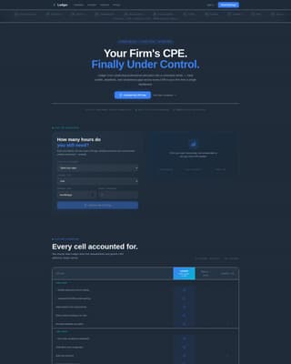 Accounting Firm Software Advanced Cost Calculator Website Template