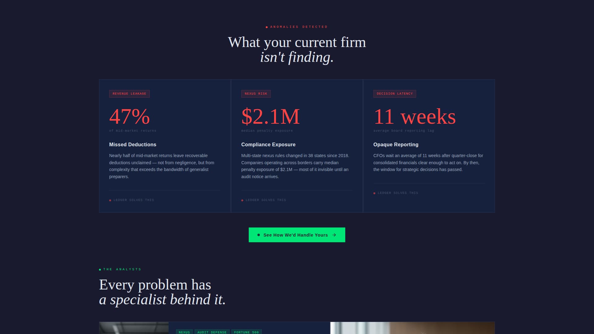 Harmony — Streamlined Bookkeeping Landing Page Template