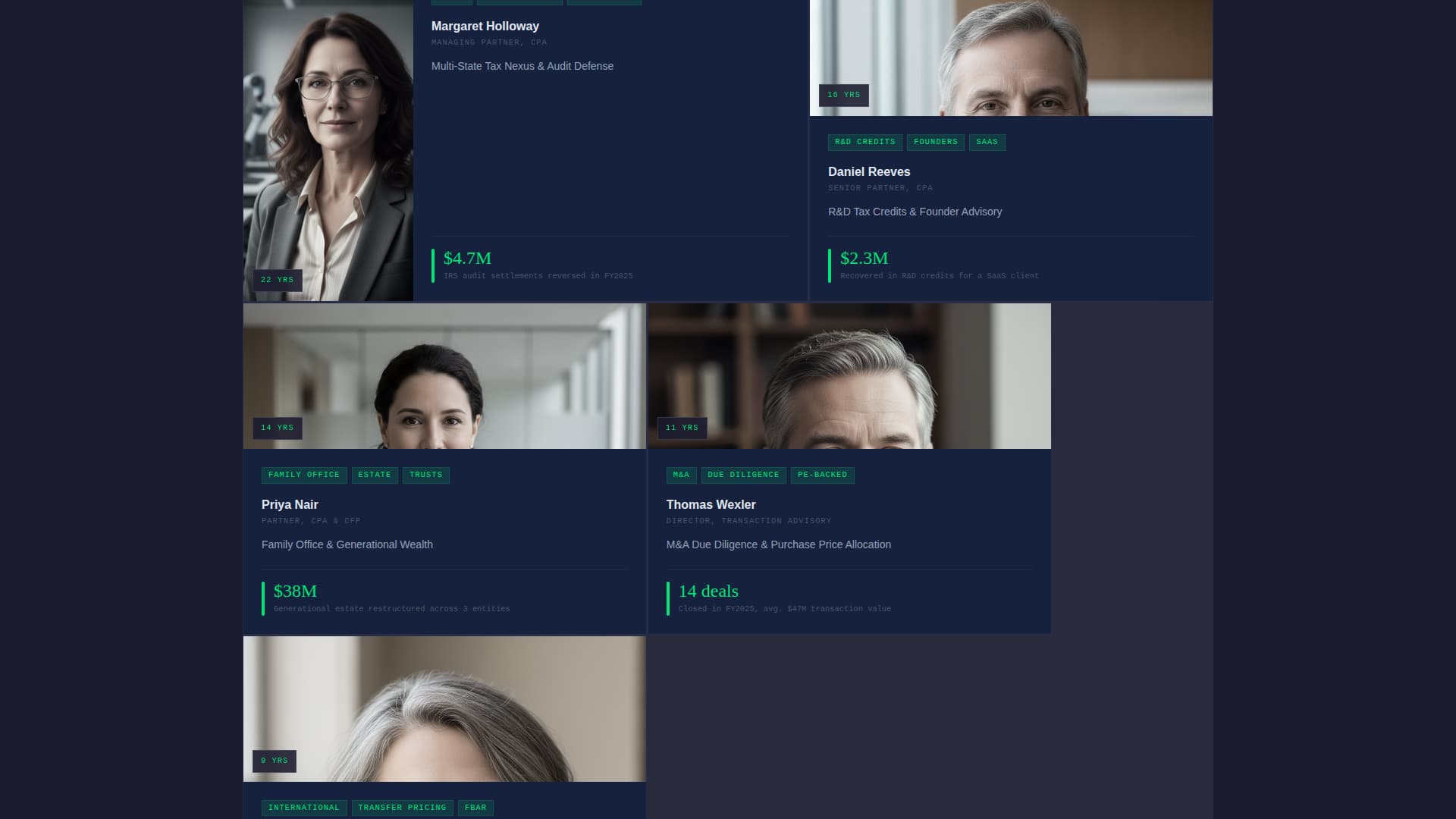 Harmony — Streamlined Bookkeeping Landing Page Template