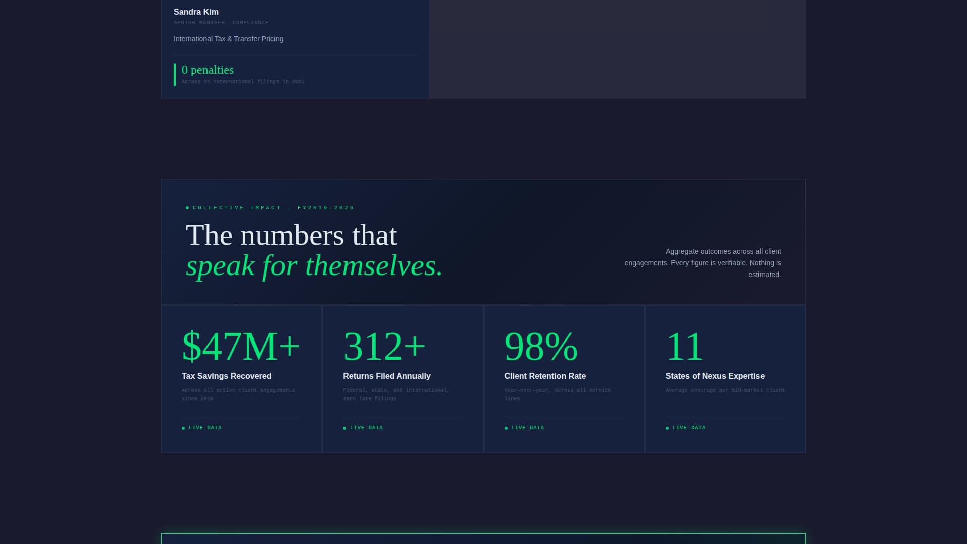Harmony — Streamlined Bookkeeping Landing Page Template