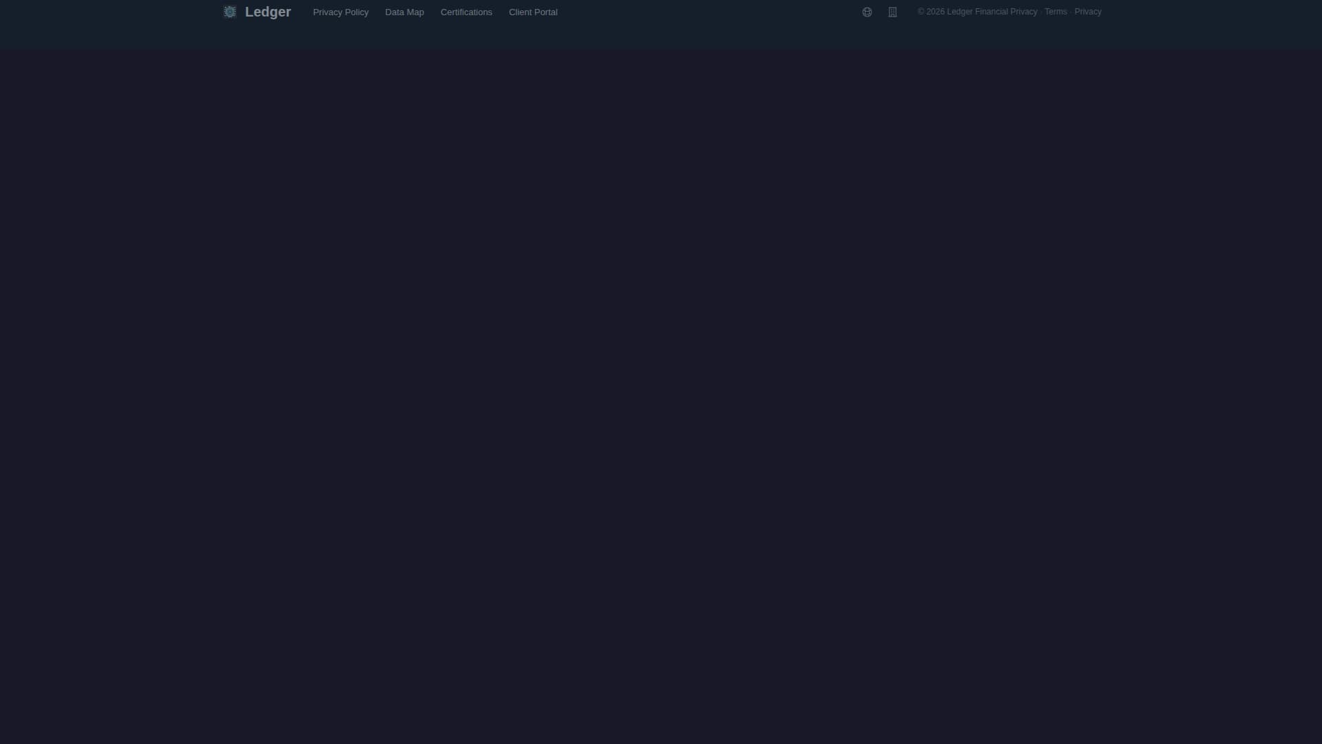 Ledger - Secure Accounting Landing Page Template
