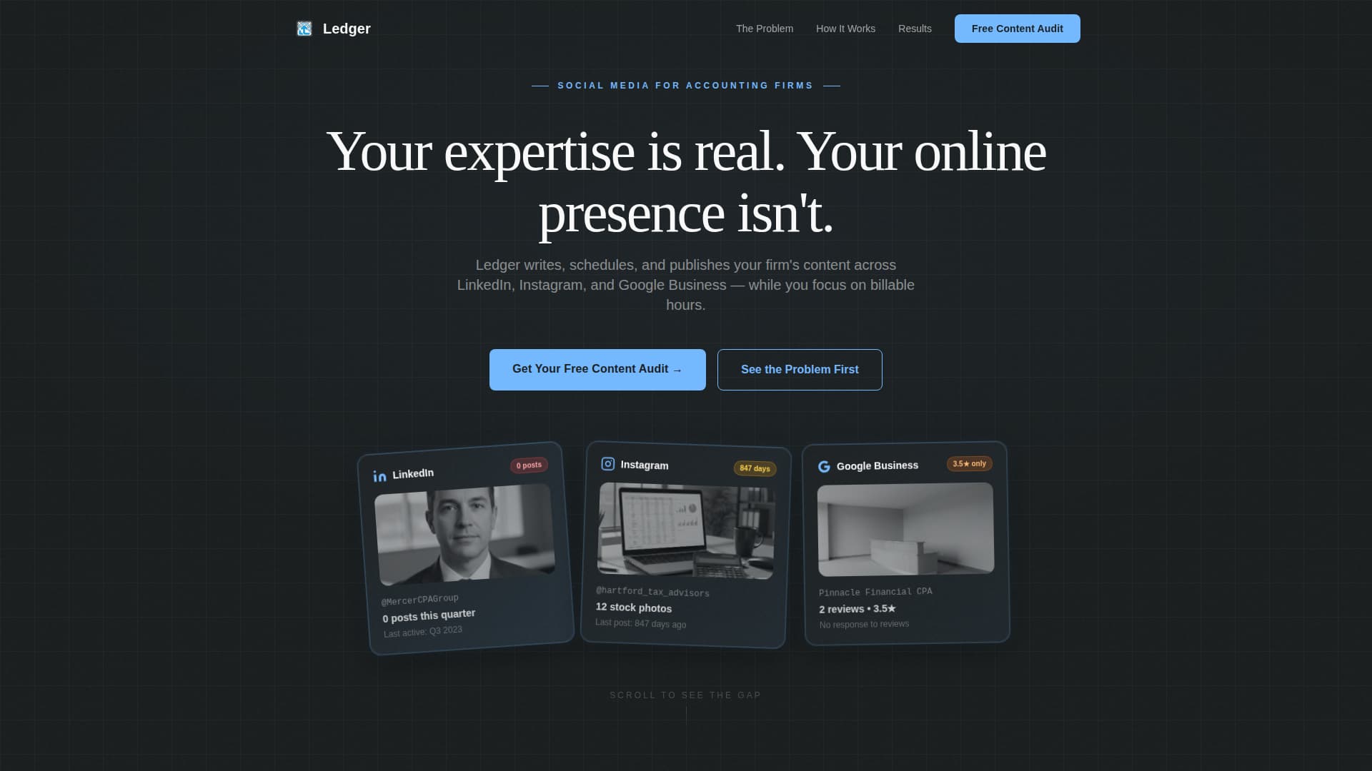 Accounting Firm Software Professional Website Template