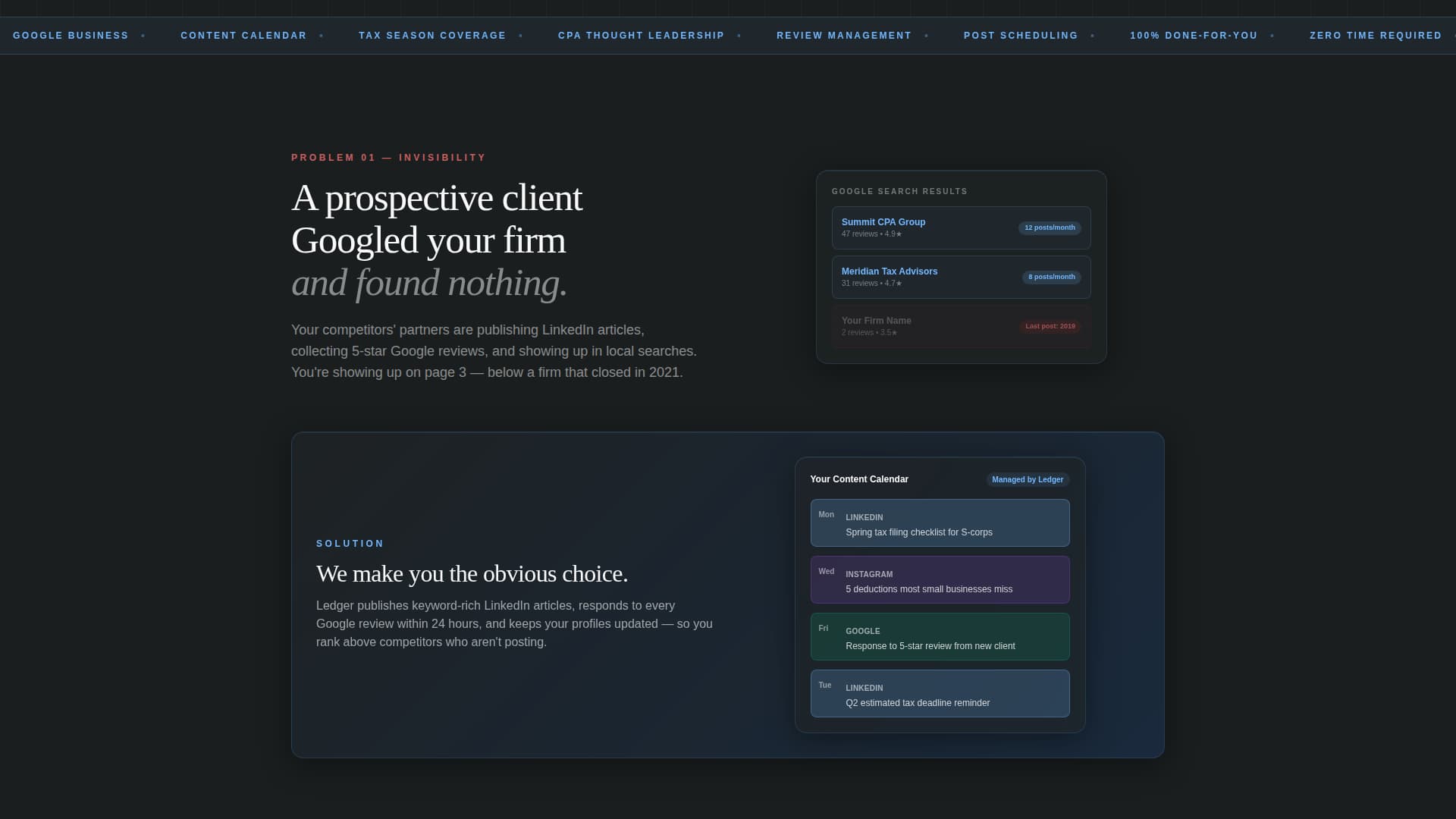 Accounting Firm Software Professional Website Template