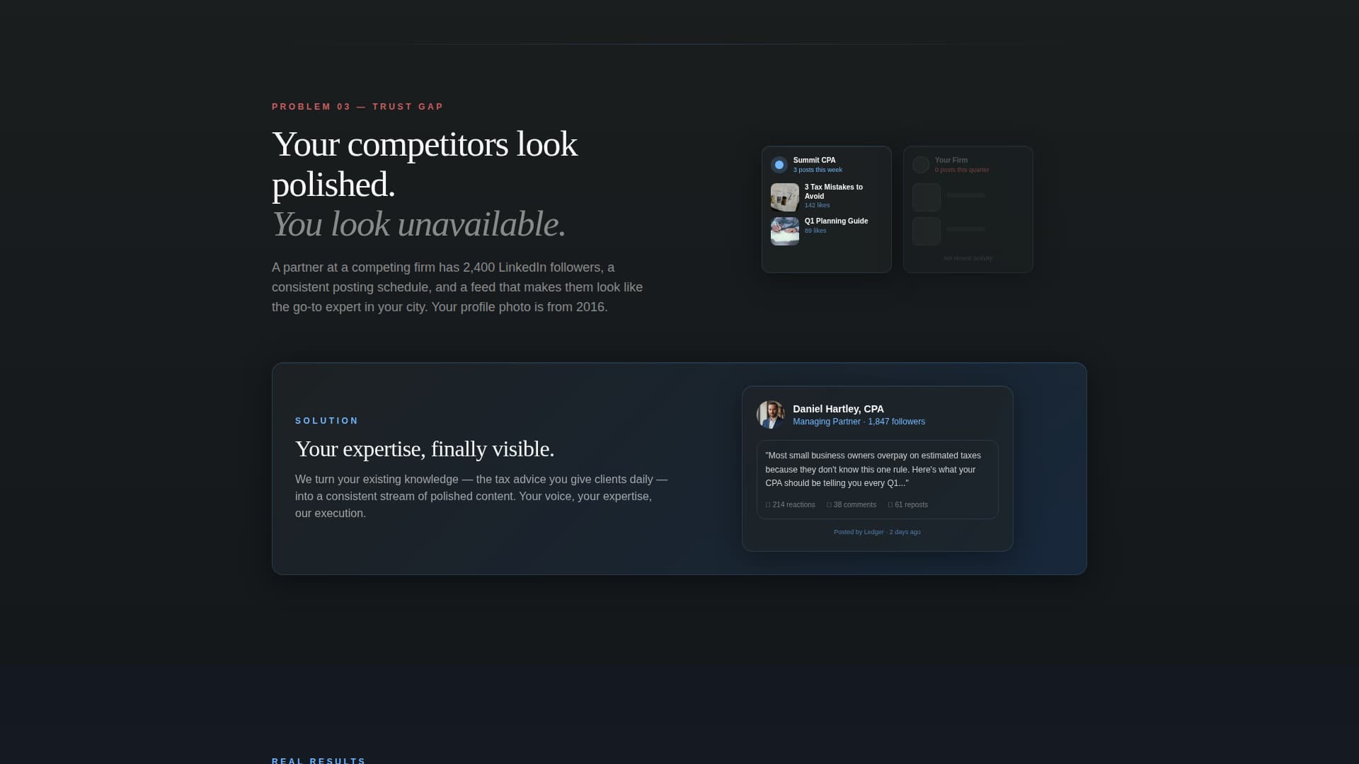 Accounting Firm Software Professional Website Template