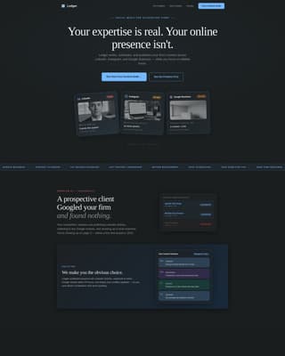 Accounting Firm Software Professional Website Template