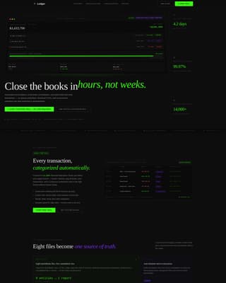 Accounting Vertical SaaS Professional Website Template