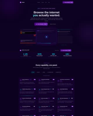 Shield - Powerful Adblocker Landing Page Template