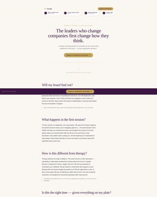 Business Coaching & Mentoring FAQ Website Template