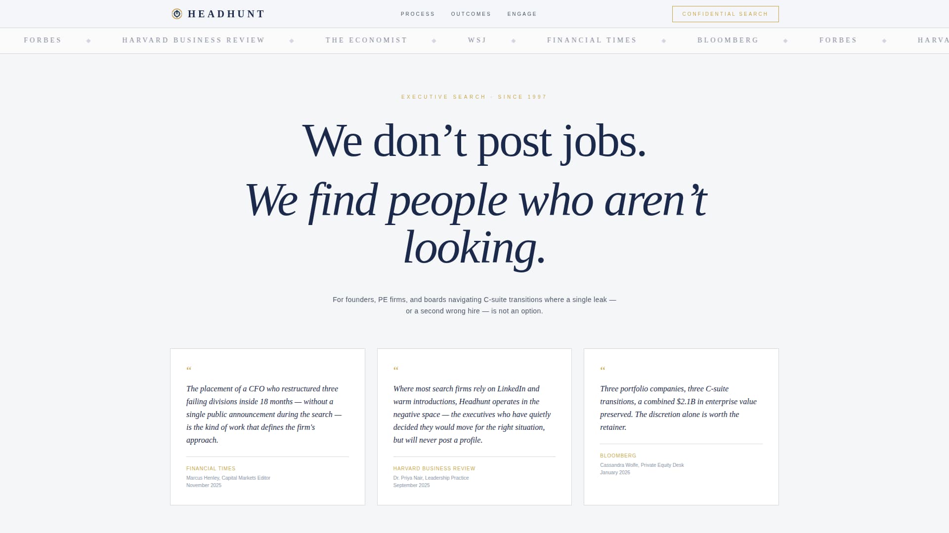Executive - Premium Search Landing Page Template