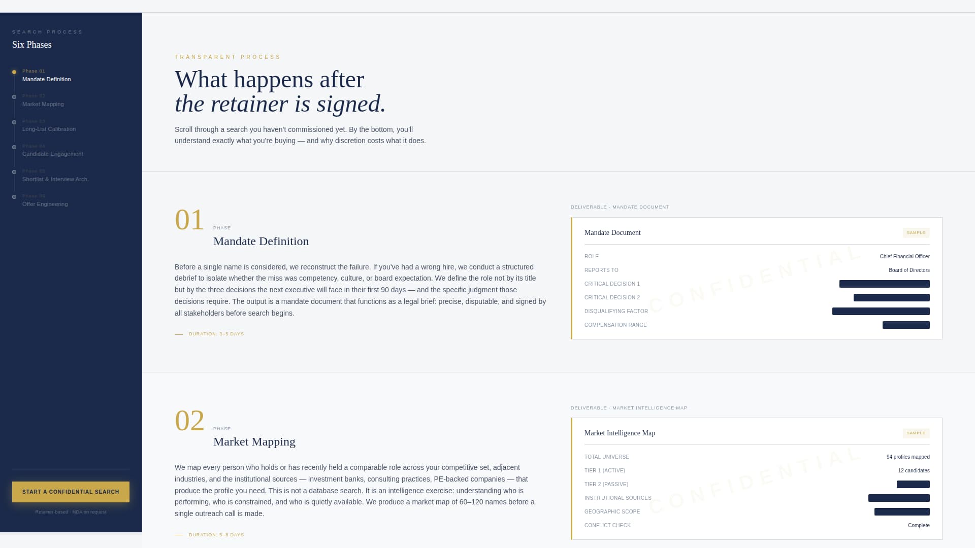 Executive - Premium Search Landing Page Template