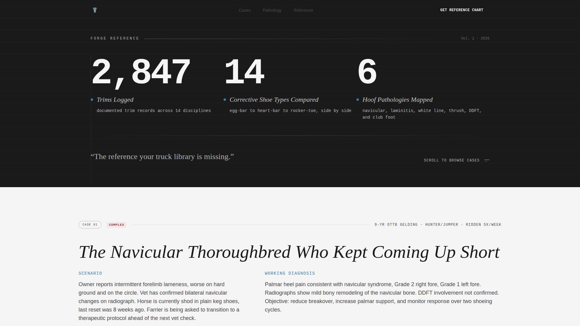 Farrier FAQ Website Template