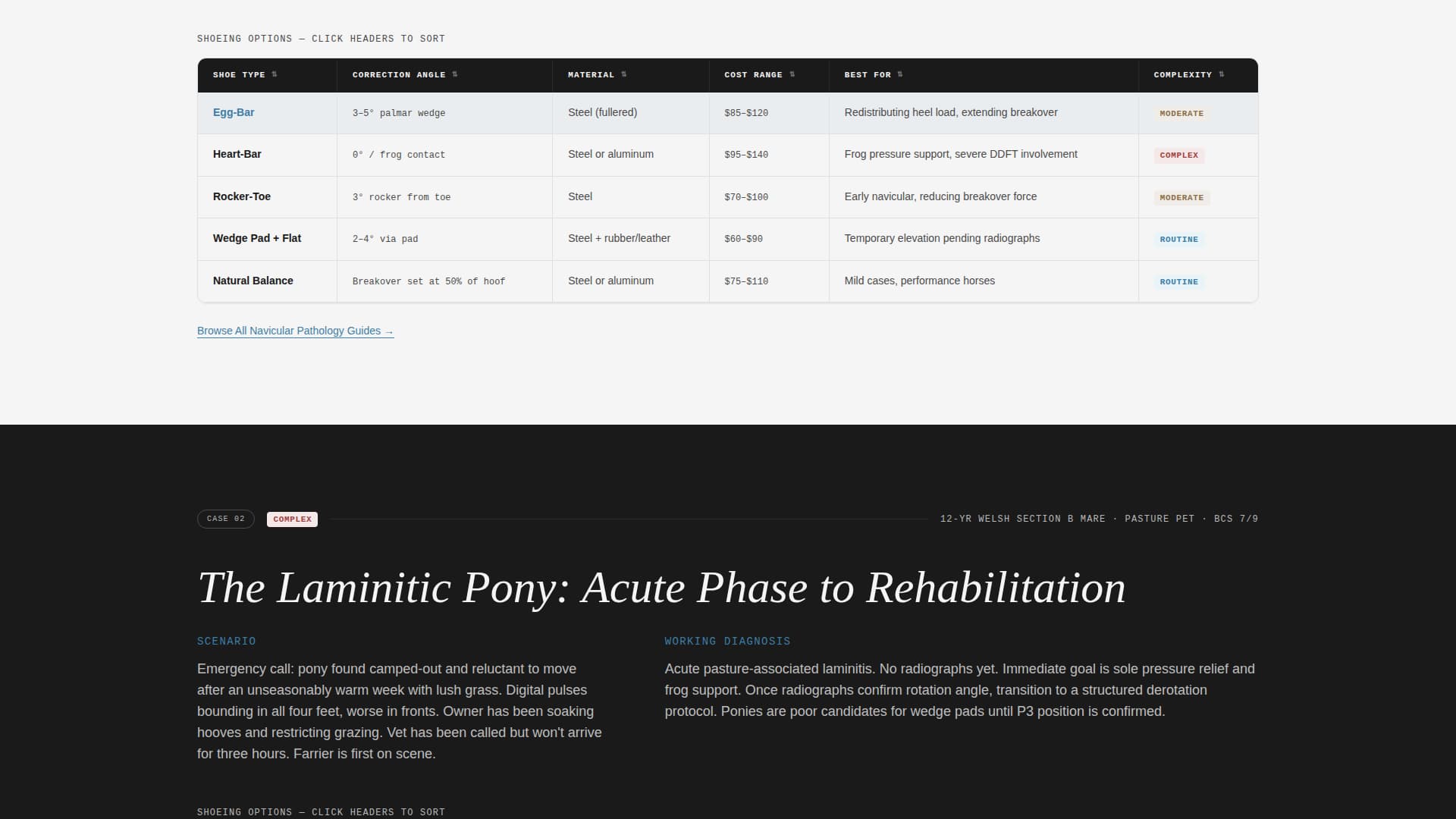 Farrier FAQ Website Template