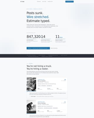 Fence Installer Marketing Professional Website Template