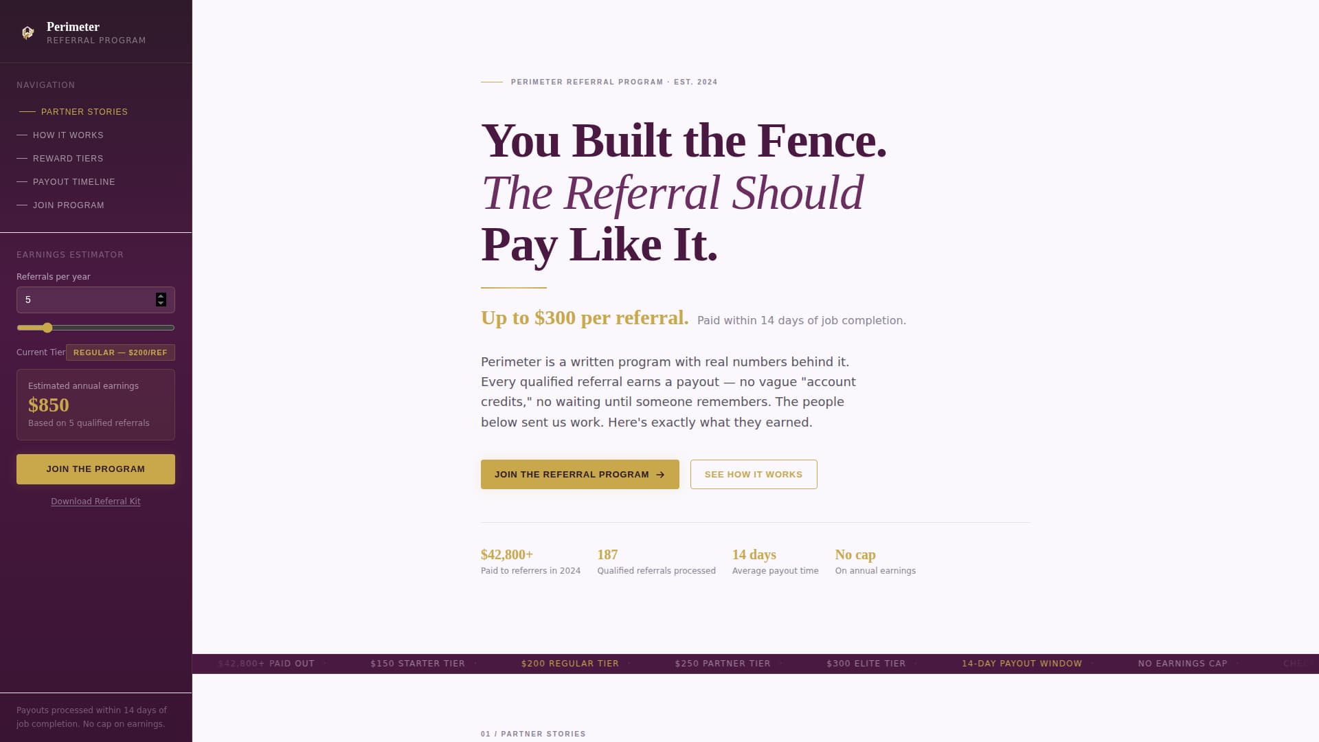 Fence Installer Marketing Cost Calculator Website Template