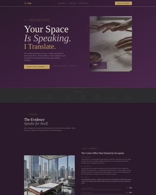 Harmonize — Expert Feng Shui Consultation Landing Page Template