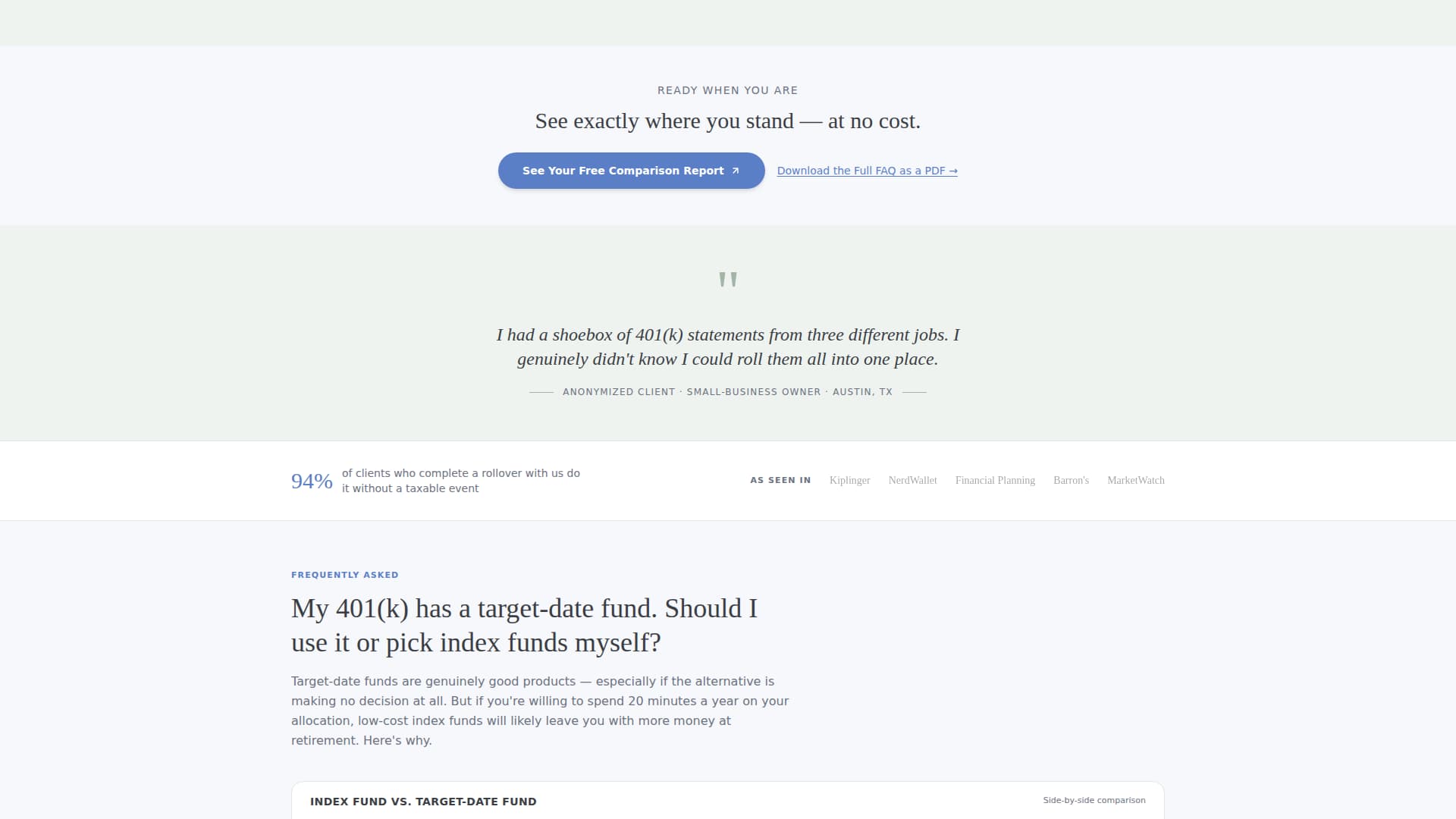 Ledger - Authoritative Accounting Landing Page Template