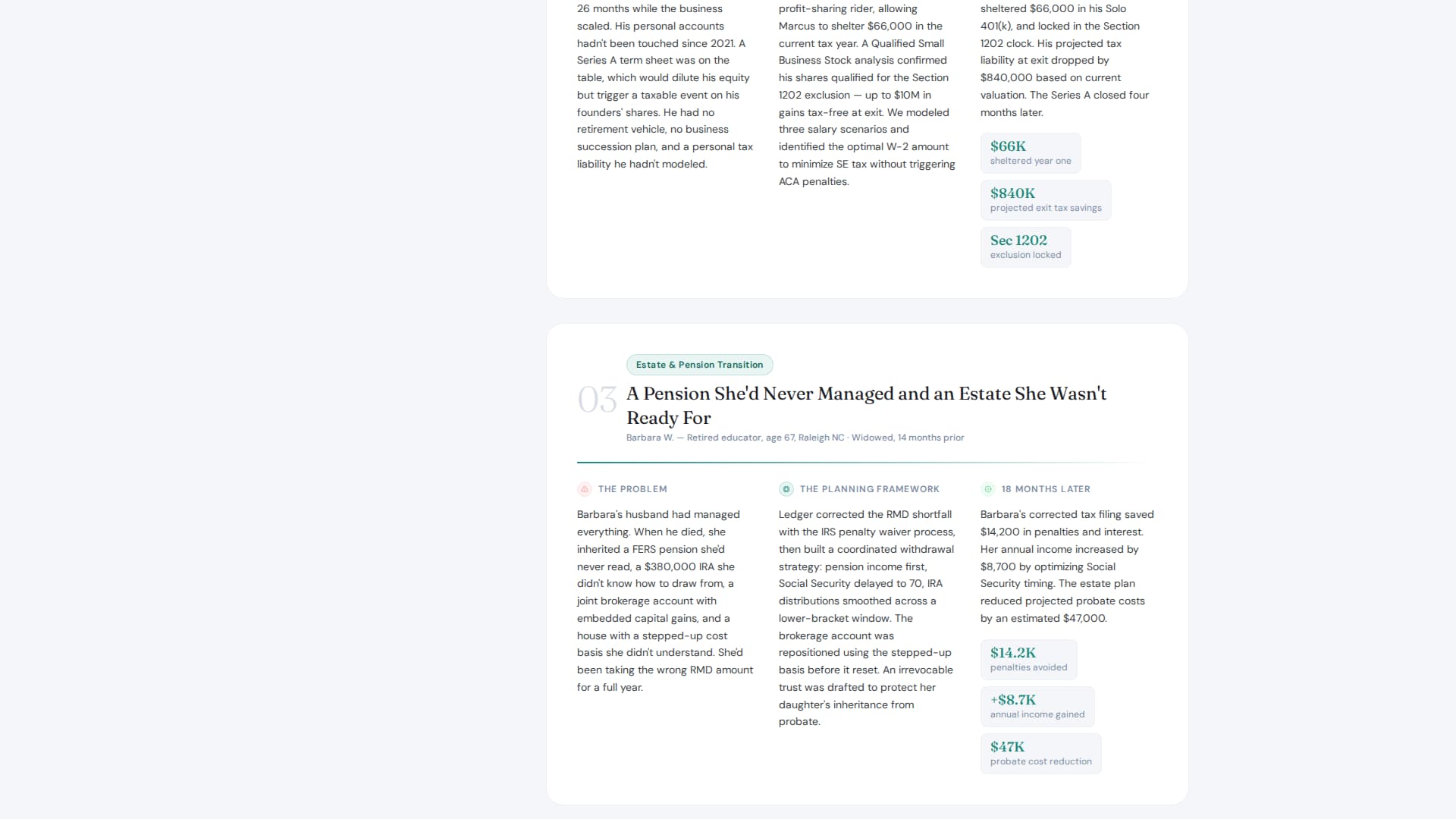 Compass — Trusted Financial Advisory Landing Page Template