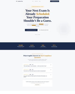 Comply — Proven Governance Consulting Landing Page Template