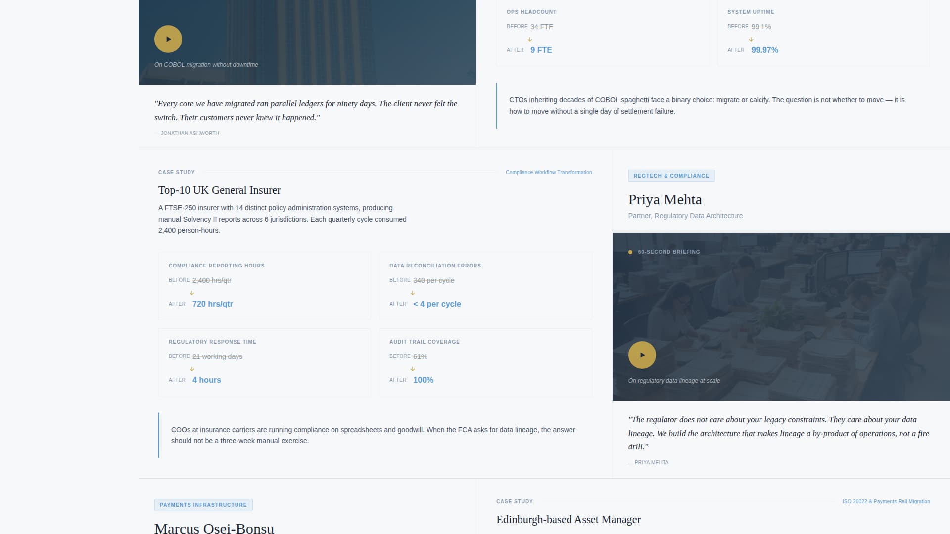 Financial Services Consulting Privacy Policy Website Template