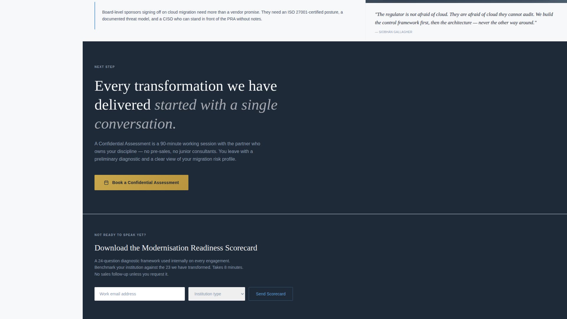Financial Services Consulting Privacy Policy Website Template