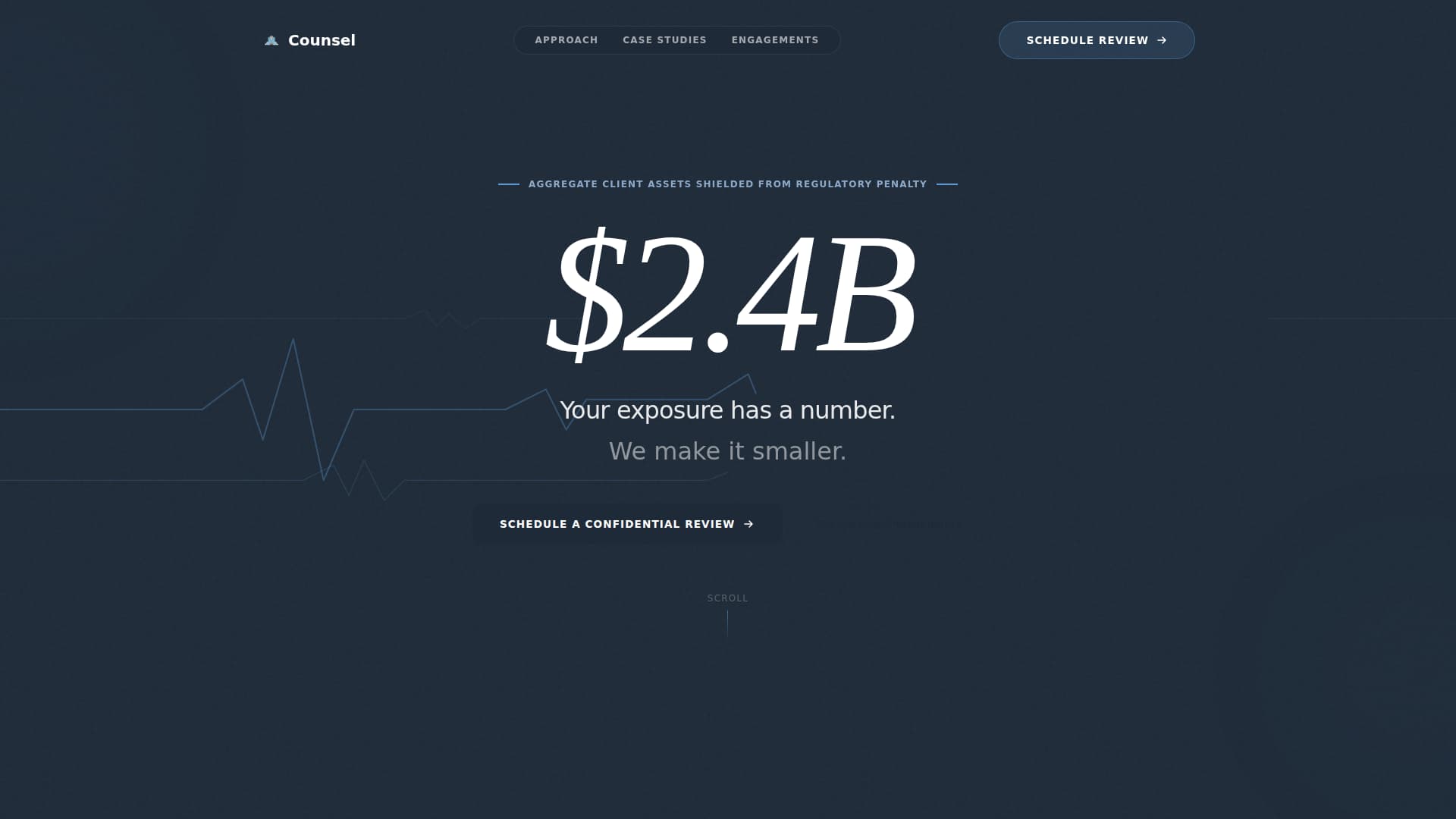Financial Services Consulting Booking Website Template