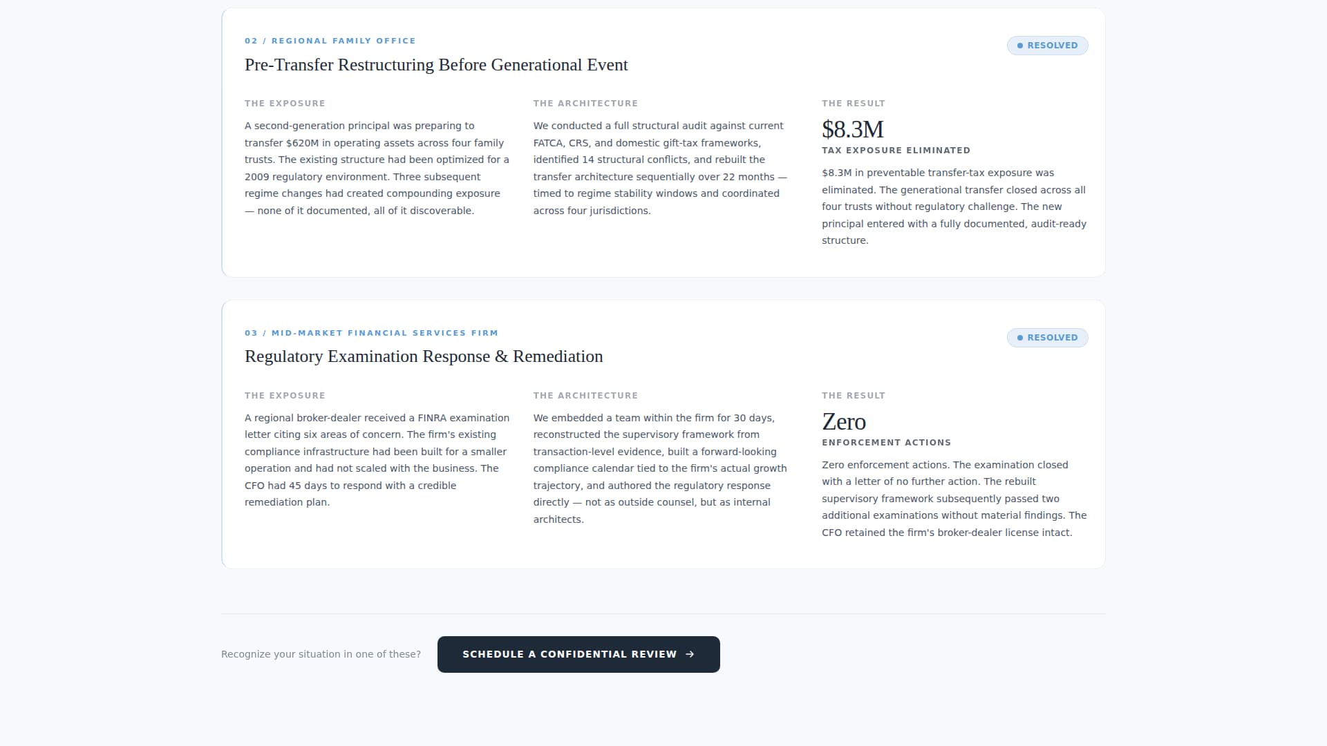Financial Services Consulting Booking Website Template