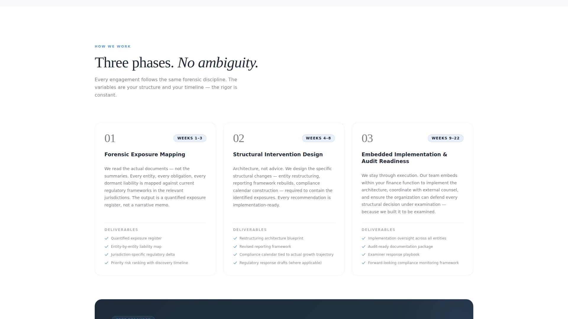 Financial Services Consulting Booking Website Template