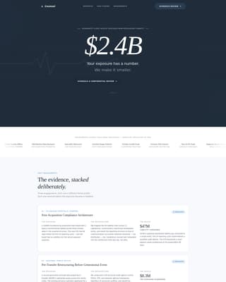 Financial Services Consulting Booking Website Template