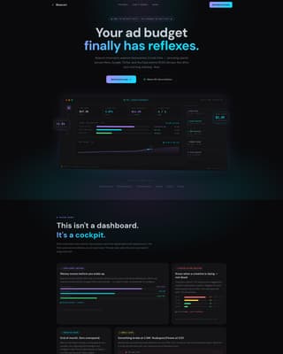 Beacon - Intelligent Adtech Landing Page Template