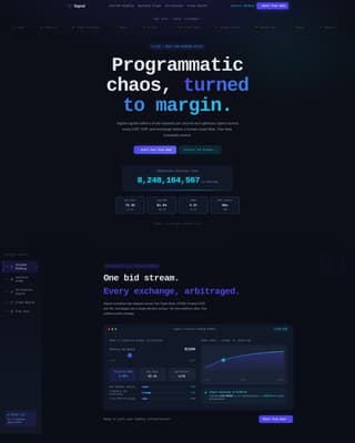 Signal - Powerful Adtech Landing Page Template