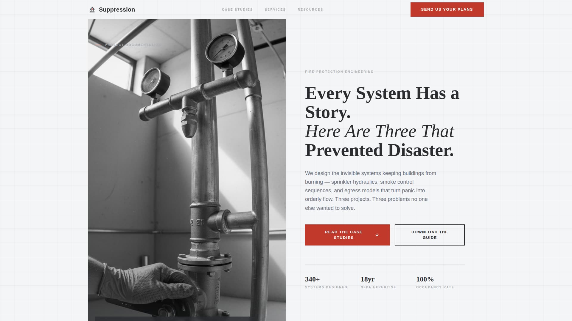 Engineering Consulting Portfolio Website Template