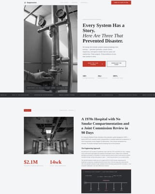 Engineering Consulting Portfolio Website Template
