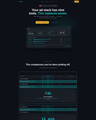 Catalyst - High-Performance Adtech Landing Page Template