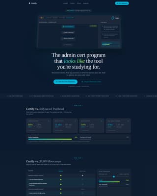 Certify - Dynamic Admin Training Landing Page Template