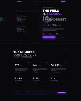 AgTech Startup Professional Website Template