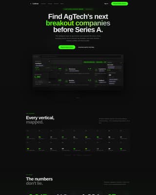 Cultivar - Powerful Agtech Landing Page Template