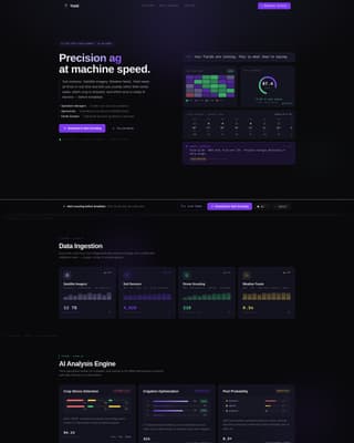 AI for Agriculture Reviews Website Template