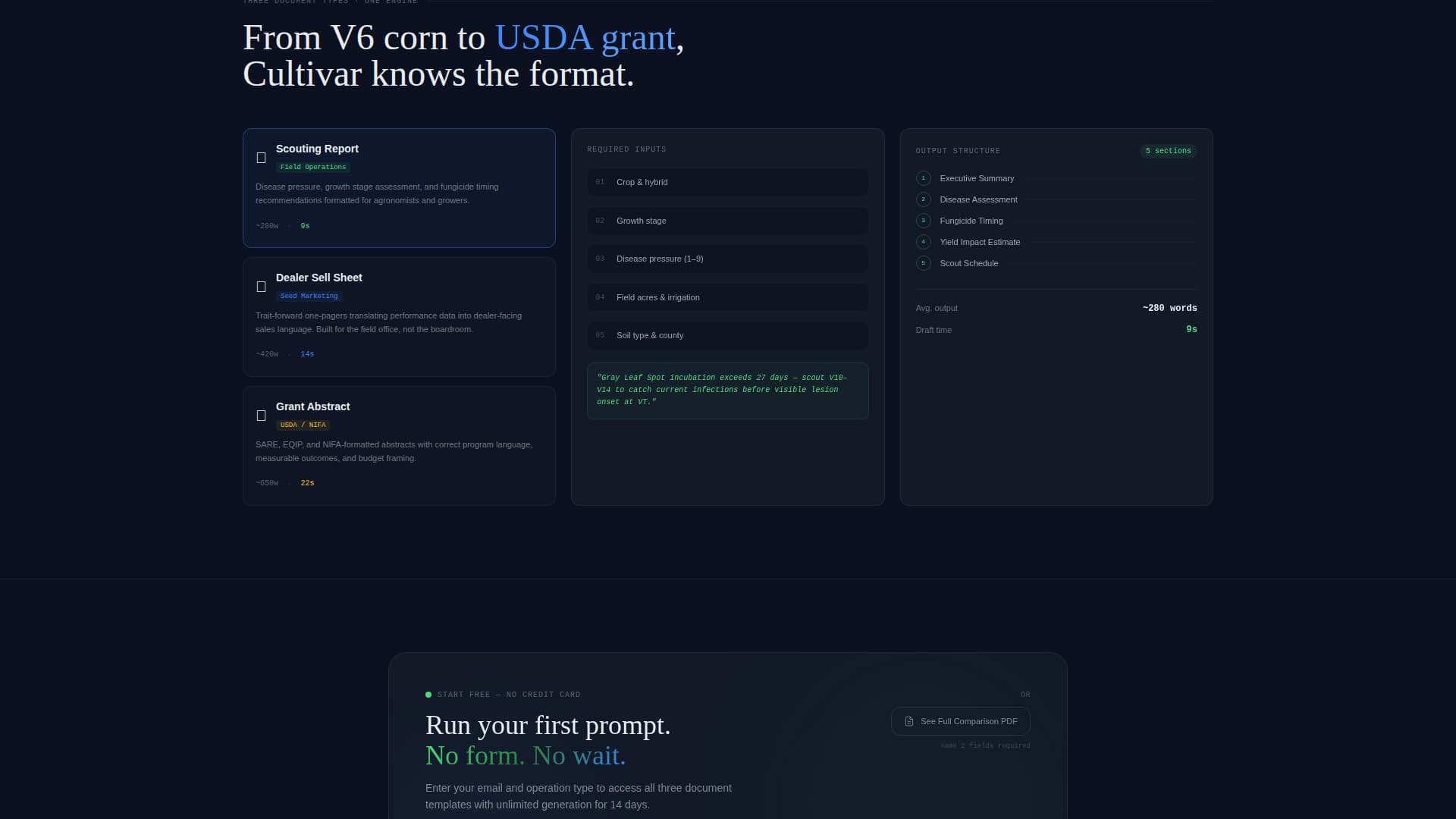 Growth — Farm Tech Landing Page Template