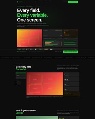 Agriculture Software & SaaS Professional Website Template