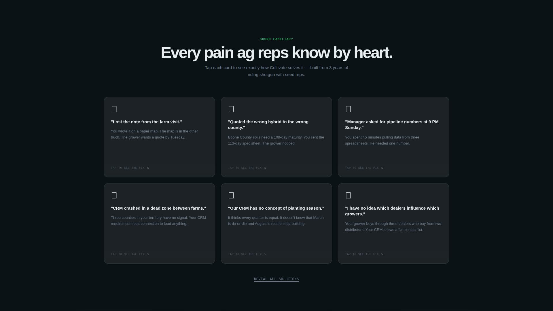 Grow — Connected Agriculture Landing Page Template
