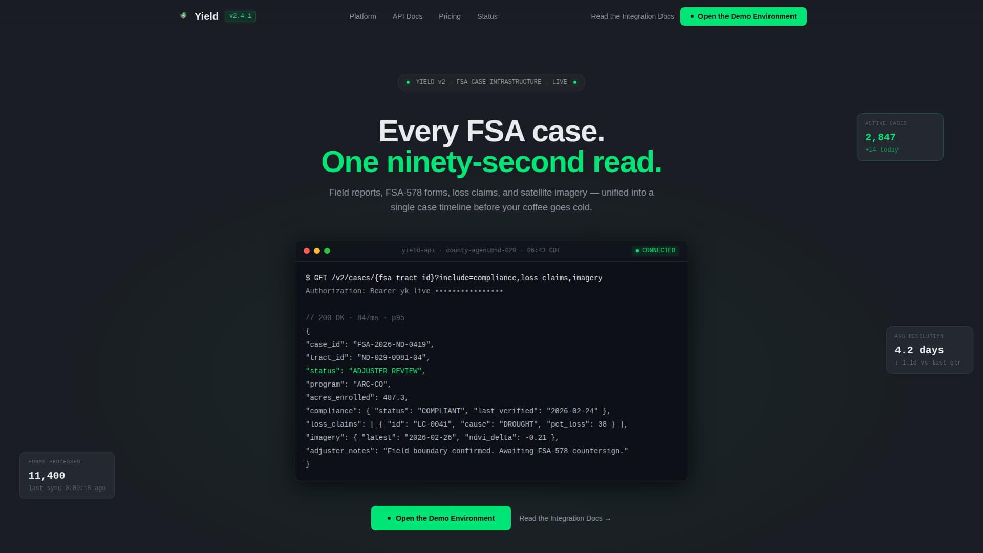 Agriculture Software Specialist Professional Website Template
