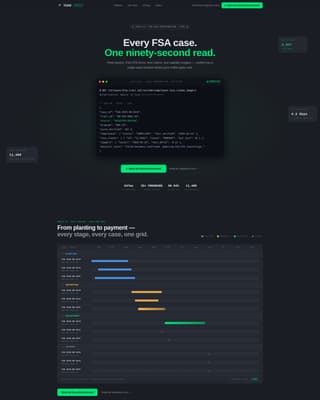 Agriculture Software Specialist Professional Website Template
