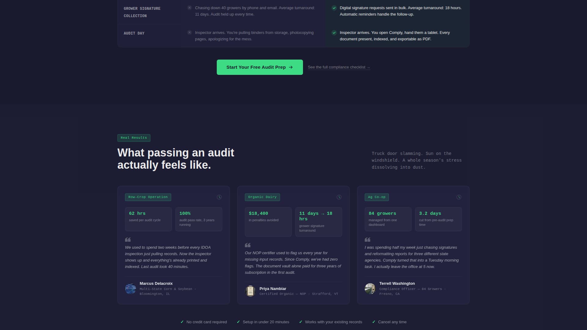 Agriculture Software Privacy Policy Website Template