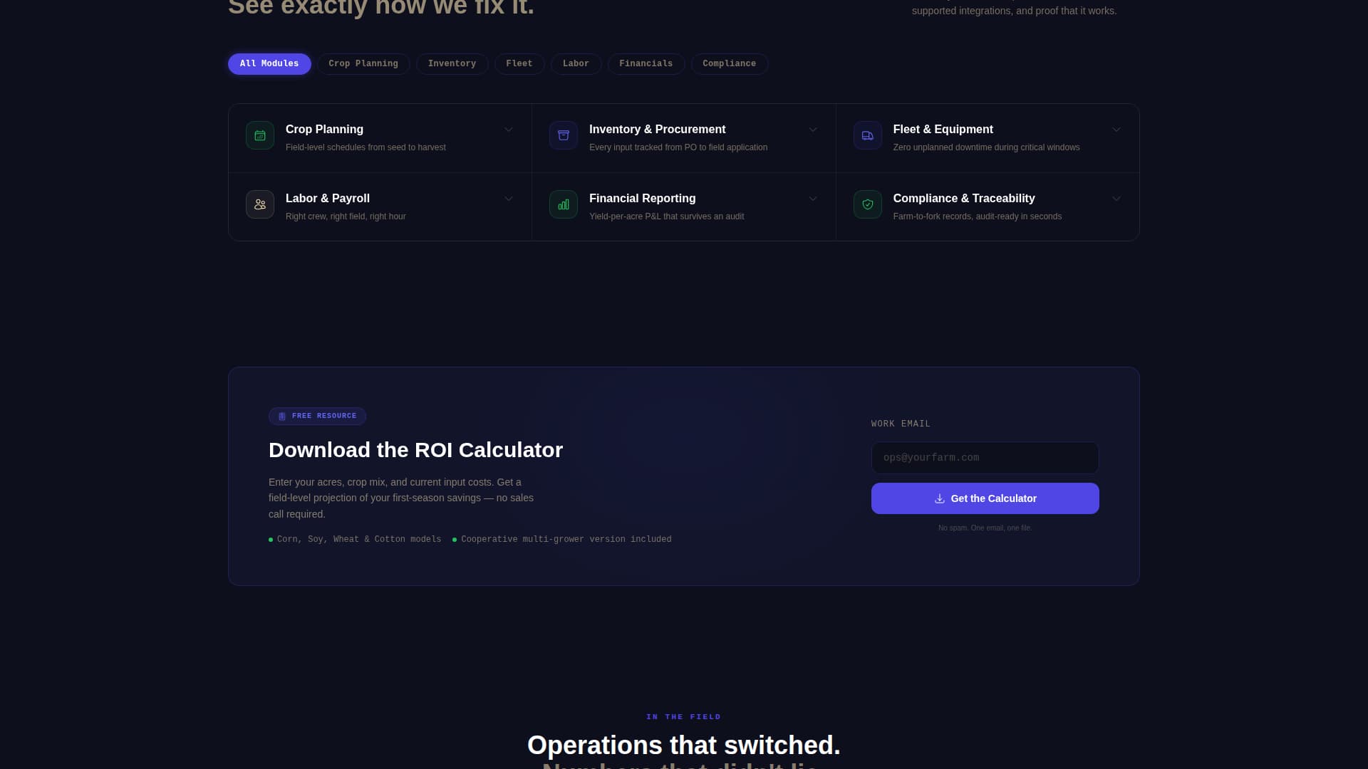Cultivar - Powerful Agriculture Landing Page Template