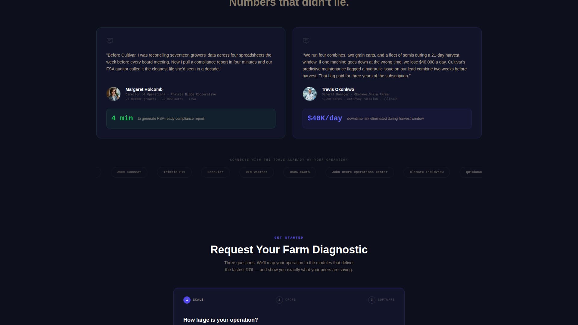 Cultivar - Powerful Agriculture Landing Page Template