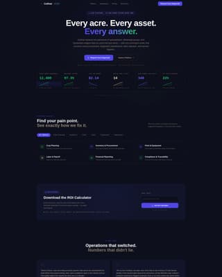 Cultivar - Powerful Agriculture Landing Page Template