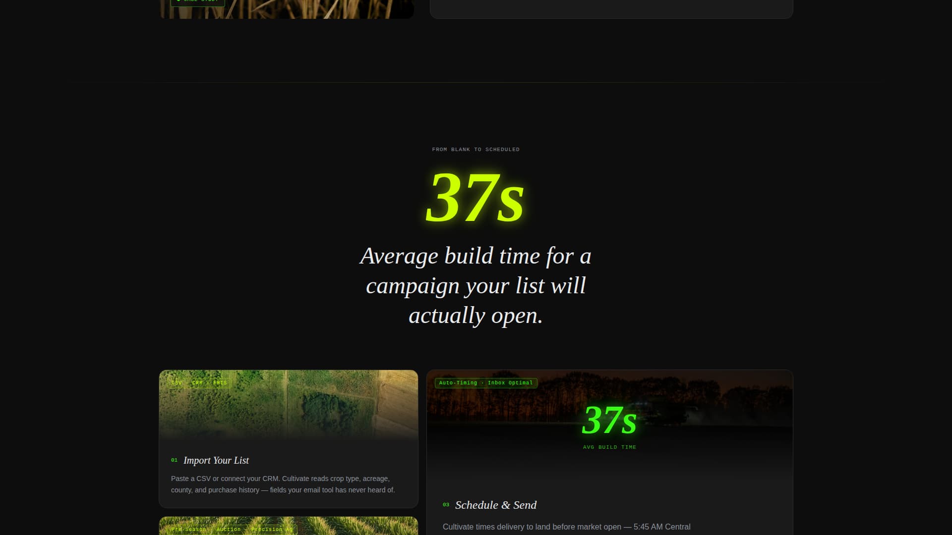 Agriculture Software Professional Website Template