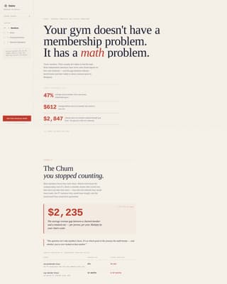 Fitness Consulting Pricing Website Template
